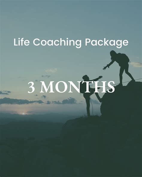 3 month life coaching package.